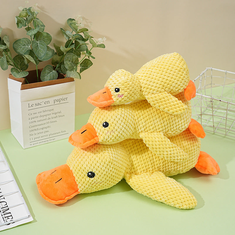 Little Yellow Duck, Durable Chew and Teething Sound Toy for Small to