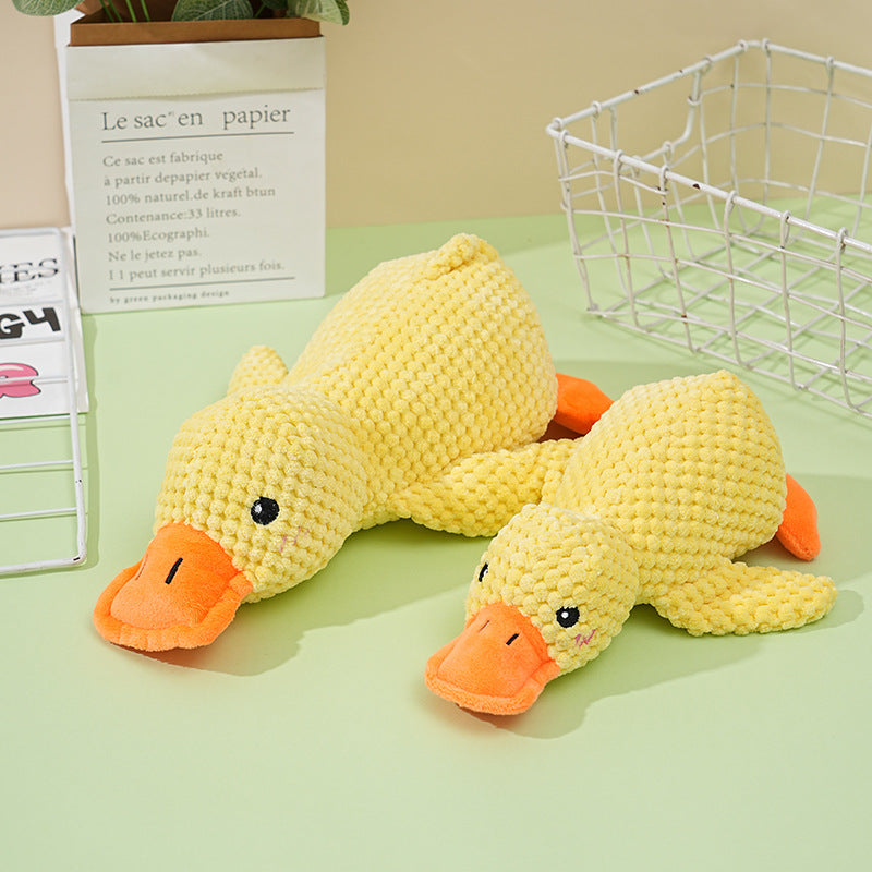 Little Yellow Duck, Durable Chew and Teething Sound Toy for Small to