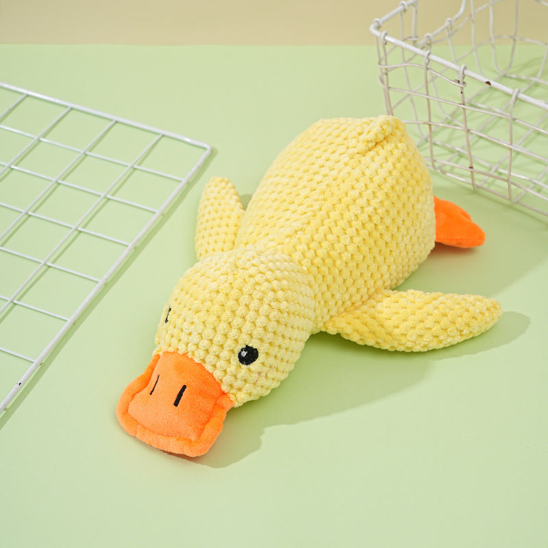 Little Yellow Duck, Durable Chew and Teething Sound Toy for Small to